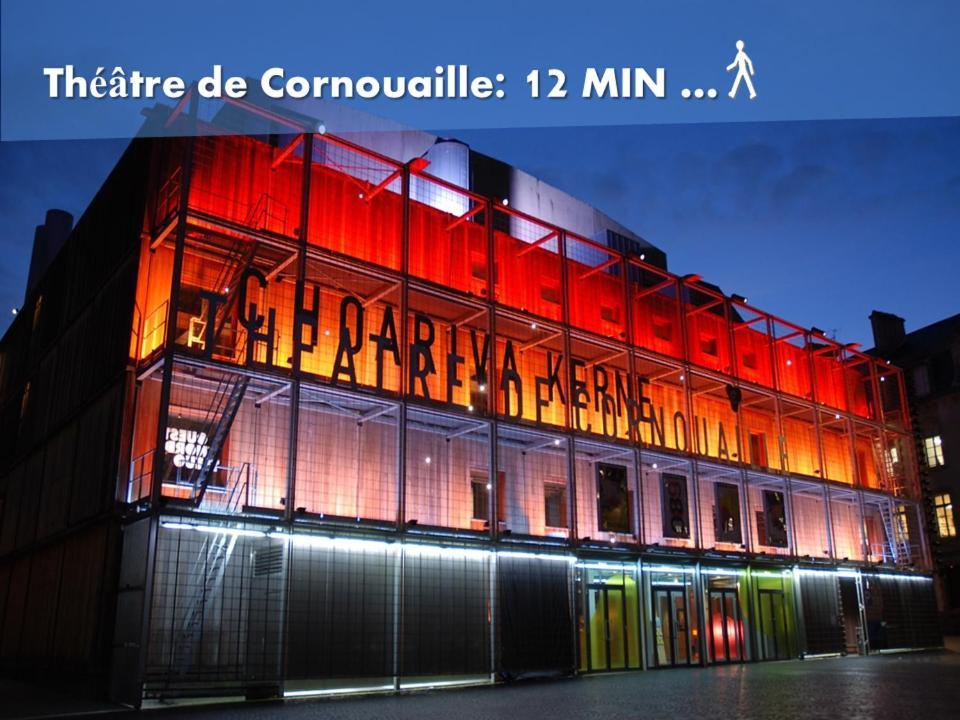 Ferienwohnung O'Dean Quimper Exterior foto