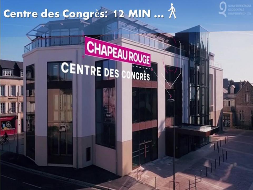 Ferienwohnung O'Dean Quimper Exterior foto